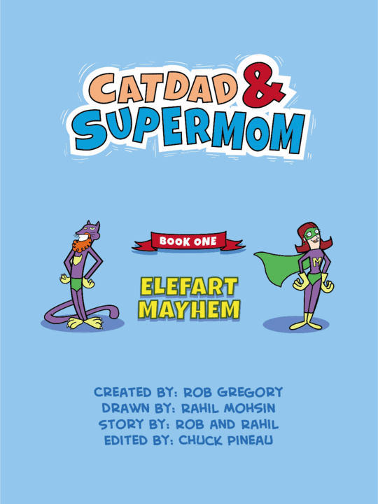 Catdad & Supermom - Elefart Mayhem